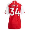 Camisola Arsenal 2023-24 Xhaka 34 Mulher 1º Equipamento Manga Curta
